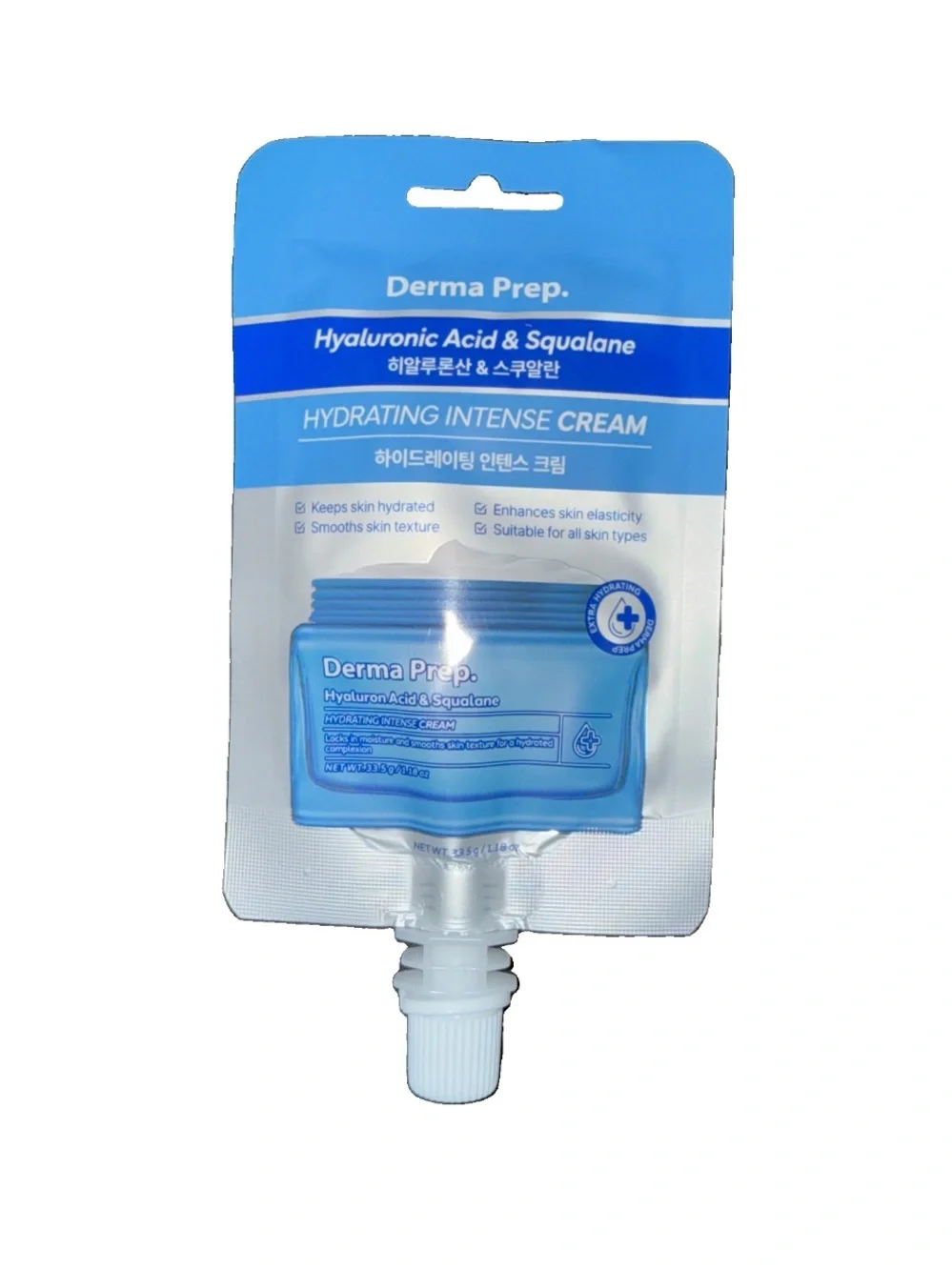 Derma Prep Hyaluronic Acid & Squalane Hydrating Cream & Serum Duo 1.18oz 2pk